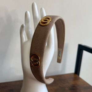 Celine Double Circle Logo Headband